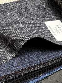 LP6592 Loro Piana a quadri blu navy[Tessile] HOSOI SYOJI Immagini aggiuntive