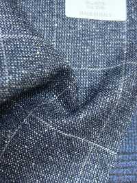 LP6592 Loro Piana a quadri blu navy[Tessile] HOSOI SYOJI Immagini aggiuntive