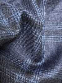 LP6597 Loro Piana Quadri blu navy[Tessuti] HOSOI SYOJI Immagini aggiuntive