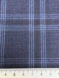 LP6597 Loro Piana Quadri blu navy[Tessuti] HOSOI SYOJI Immagini aggiuntive