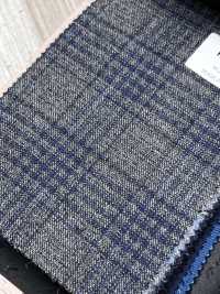 LP6598 Loro Piana a quadri grigio x blu navy[Tessuti] HOSOI SYOJI Immagini aggiuntive