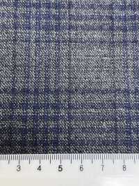 LP6598 Loro Piana a quadri grigio x blu navy[Tessuti] HOSOI SYOJI Immagini aggiuntive