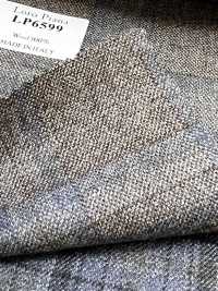 LP6599 Loro Piana Quadri marroni e blu[Tessuti] HOSOI SYOJI Immagini aggiuntive