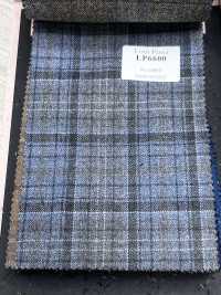 LP6600 Loro Piana quadri grigi e blu[Tessuti] HOSOI SYOJI Immagini aggiuntive