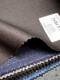 26BLV808 LANVIN COLLECTION Super120's Marrone senza motivo[Tessile] HOSOI SYOJI Immagini aggiuntive