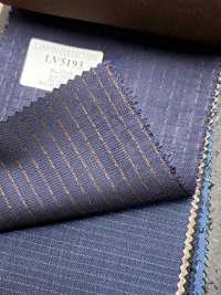 LV5193 LANVIN COLLECTION Blu navy × marrone a righe[Tessile] HOSOI SYOJI Immagini aggiuntive
