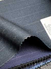 LV6165 LANVIN COLLECTION Super120's rigato blu-verde[Tessile] HOSOI SYOJI Immagini aggiuntive