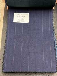 LV6168 LANVIN COLLECTION Super120's riga blu navy[Tessile] HOSOI SYOJI Immagini aggiuntive