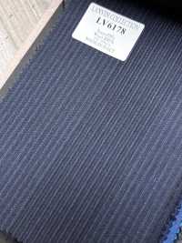 LV6178 LANVIN COLLECTION Super120's riga blu navy[Tessile] HOSOI SYOJI Immagini aggiuntive