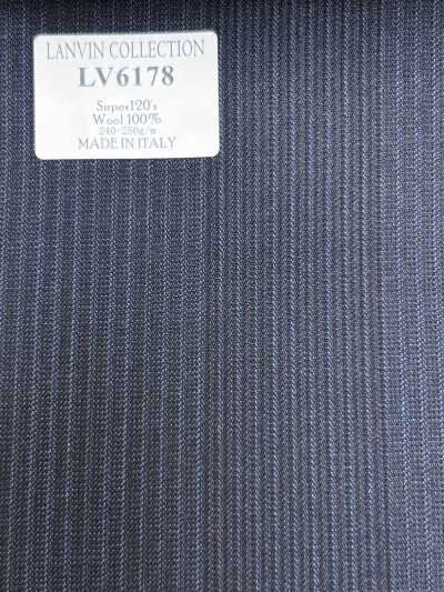 LANVIN COLLECTION Super120's riga blu navy