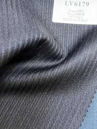 LV6179 LANVIN COLLECTION Super120's Riga blu navy scuro[Tessile] HOSOI SYOJI Immagini aggiuntive