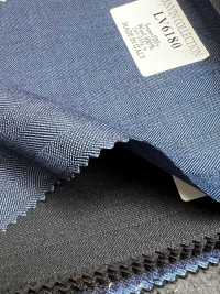 LV6180 LANVIN COLLECTION Super 120's a righe blu[Tessile] HOSOI SYOJI Immagini aggiuntive