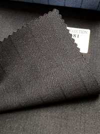 LV6181 LANVIN COLLECTION Super 120's riga nera[Tessile] HOSOI SYOJI Immagini aggiuntive