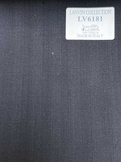 LANVIN COLLECTION Super 120's riga nera