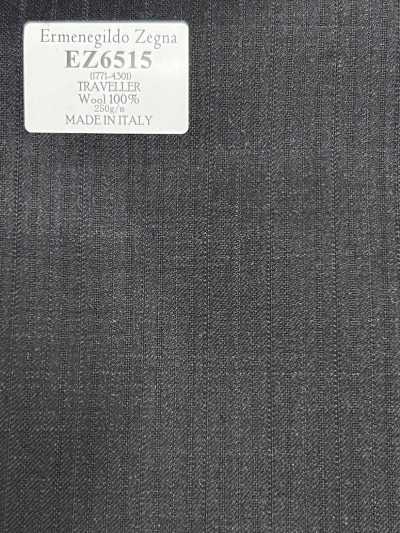 EZ6515 Ermenegildo Zegna TRAVELLER Grigio scuro × Blu navy a righe