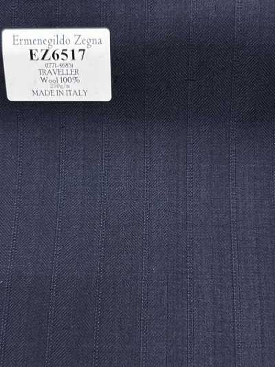 EZ6517 Ermenegildo Zegna TRAVELLER righe blu navy