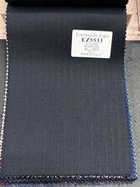 EZ5533 Ermenegildo Zegna TRAVELLER Riga nera[Tessuti] HOSOI SYOJI Immagini aggiuntive
