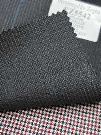 EZ5542 Ermenegildo Zegna TRAVELLER Grigio X Riga Saxe[Tessuti] HOSOI SYOJI Immagini aggiuntive