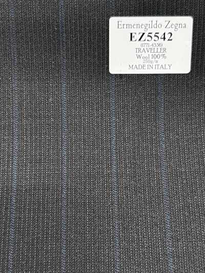 EZ5542 Ermenegildo Zegna TRAVELLER Grigio X Riga Saxe