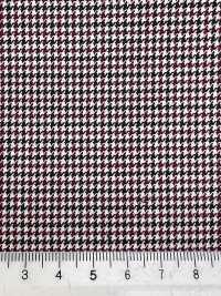 DM6141 DORMEUIL QUEEN Super100's pied-de-poule nero e rosso[Tessuti] HOSOI SYOJI Immagini aggiuntive