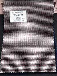 DM6141 DORMEUIL QUEEN Super100's pied-de-poule nero e rosso[Tessuti] HOSOI SYOJI Immagini aggiuntive