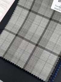 DM6142 DORMEUIL QUEEN Super 100's Quadri Beige x Nero[Tessuti] HOSOI SYOJI Immagini aggiuntive
