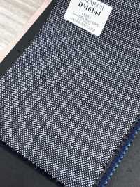 DM6144 DORMEUIL QUEEN Super100's motivo Sashiko nero x bianco[Tessuti] HOSOI SYOJI Immagini aggiuntive