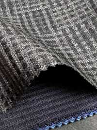 DM6148 DORMEUIL QUEEN Super100's Quadri grigi[Tessuti] HOSOI SYOJI Immagini aggiuntive