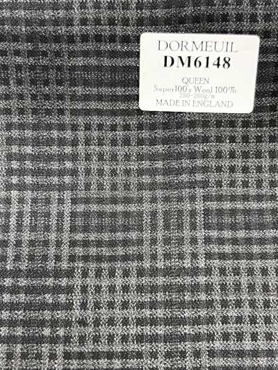DM6148 DORMEUIL QUEEN Super100's Quadri grigi