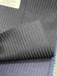 DM6149 DORMEUIL QUEEN Super100's a righe blu navy[Tessuti] HOSOI SYOJI Immagini aggiuntive
