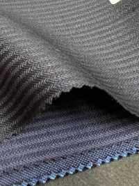 DM6149 DORMEUIL QUEEN Super100's a righe blu navy[Tessuti] HOSOI SYOJI Immagini aggiuntive