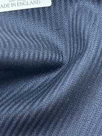 DM6149 DORMEUIL QUEEN Super100's a righe blu navy[Tessuti] HOSOI SYOJI Immagini aggiuntive