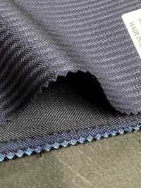 DM6150 DORMEUIL QUEEN Super100's a righe blu navy[Tessuti] HOSOI SYOJI Immagini aggiuntive