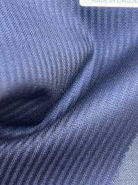 DM6150 DORMEUIL QUEEN Super100's a righe blu navy[Tessuti] HOSOI SYOJI Immagini aggiuntive