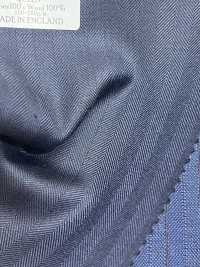 DM6151 DORMEUIL QUEEN Super100's righe blu navy scuro[Tessuti] HOSOI SYOJI Immagini aggiuntive