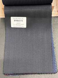 DM6151 DORMEUIL QUEEN Super100's righe blu navy scuro[Tessuti] HOSOI SYOJI Immagini aggiuntive