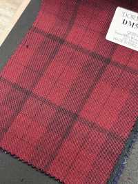 DM5137 DORMEUIL QUEEN Super 100's a quadri rossi[Tessuti] HOSOI SYOJI Immagini aggiuntive
