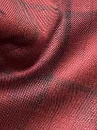 DM5137 DORMEUIL QUEEN Super 100's a quadri rossi[Tessuti] HOSOI SYOJI Immagini aggiuntive