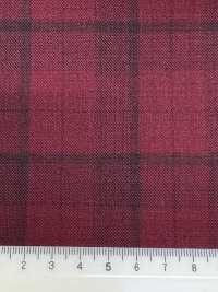 DM5137 DORMEUIL QUEEN Super 100's a quadri rossi[Tessuti] HOSOI SYOJI Immagini aggiuntive