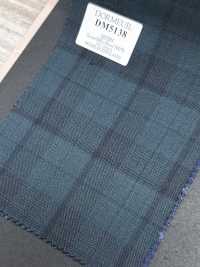 DM5138 DORMEUIL QUEEN Super100's a quadri verdi[Tessuti] HOSOI SYOJI Immagini aggiuntive