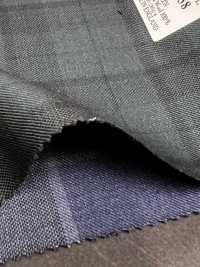 DM5138 DORMEUIL QUEEN Super100's a quadri verdi[Tessuti] HOSOI SYOJI Immagini aggiuntive