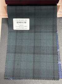 DM5138 DORMEUIL QUEEN Super100's a quadri verdi[Tessuti] HOSOI SYOJI Immagini aggiuntive