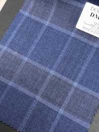 DM5144 DORMEUIL QUEEN Super100's Quadri blu navy[Tessuti] HOSOI SYOJI Immagini aggiuntive