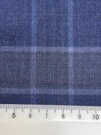 DM5144 DORMEUIL QUEEN Super100's Quadri blu navy[Tessuti] HOSOI SYOJI Immagini aggiuntive