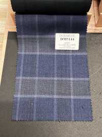 DM5144 DORMEUIL QUEEN Super100's Quadri blu navy[Tessuti] HOSOI SYOJI Immagini aggiuntive