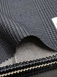 CR6612 CARNET 3 fili blu navy Glen Check[Tessuti] HOSOI SYOJI Immagini aggiuntive