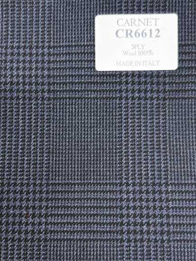 CARNET 3 fili blu navy Glen Check