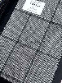 CR6613 CARNET a 3 fili quadri grigio chiaro[Tessuti] HOSOI SYOJI Immagini aggiuntive