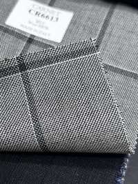 CR6613 CARNET a 3 fili quadri grigio chiaro[Tessuti] HOSOI SYOJI Immagini aggiuntive