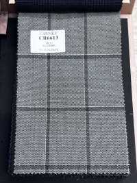 CR6613 CARNET a 3 fili quadri grigio chiaro[Tessuti] HOSOI SYOJI Immagini aggiuntive